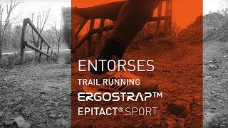 Entorse cheville  Chevillère ERGOSTRAP™ Sport  Trail Running  EPITACT Sport [upl. by Adaval174]