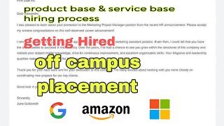 Off campus placement Hacks  get your job offer soon [upl. by Naihtsirc872]