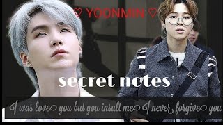 SECRET NOTES ✨💖💫  12  Yoonmin FF twoshot yoonmin bangtansonyedon yoonminlovestory [upl. by Alejandro]