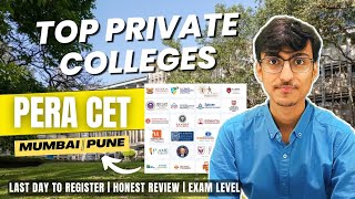 PERA CET 2024  Honest Review 😱  Top Private College in Pune and Mumbai  Complete Information [upl. by Sandy663]