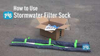 How To Use  PIG Stormwater Filter Sock  New Pig [upl. by Hinkle]