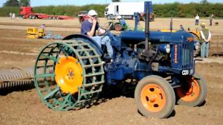 Fordson E27N rolling at Little Casterton [upl. by Drahsir]