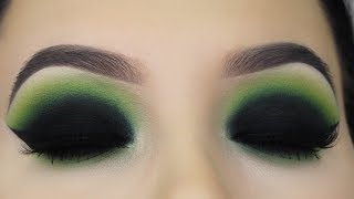 Poison Green Smokey Eyes Tutorial [upl. by Nrev]