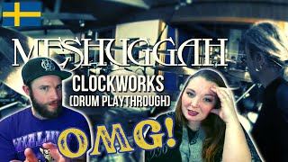 ONE OF THE BEST DRUMMERS  MESHUGGAH  Clockworks Drum Playthrough w Tomas Haake  REACTION [upl. by Redmer]