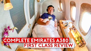 The Complete Emirates A380 First Class Review [upl. by Trisha]