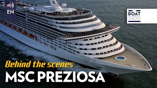 ENG MSC PREZIOSA CRUISE SHIP  Ship Tour  The Boat Show [upl. by Inahteb]