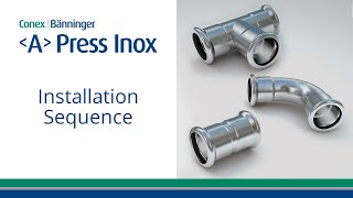 ＜A＞ Press Inox Installation Sequence [upl. by Selway]