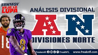 Análisis AFC y NFC Norte  Fantasy Bajo La Lupa [upl. by Enilec984]