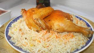 Chicken Mandi Yemeni Mandi recipe  Arabic rice recipe [upl. by Eenram]