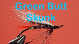 Beginners Fly Tying Series Classic Steelhead Flies  the Green Butt Skunk [upl. by Lativa]