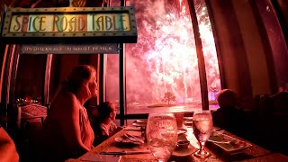 EPCOT Spice Road Table Fireworks ViewDisneys Best Hidden Gem Restaurant [upl. by Wivinia]