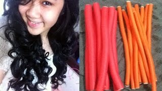 How To Curl Your Hair Using Bendy Rollers [upl. by Converse]