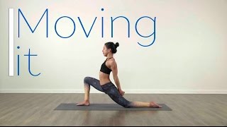 Moving it  Vinyasa flow class  Yoga Videos [upl. by Ayatnwahs]