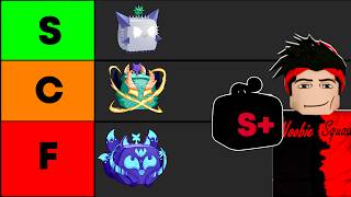 Blox Fruits Ranking All Fruits from Worst to Best in Tier list [upl. by Nylodnew297]