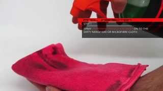 How to clean Microfibre or Nanofibre cloths  with Peppermint [upl. by Golda]