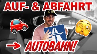 AUF und ABFAHRT AUTOBAHN richtig meistern🛣️🚗 [upl. by Yror485]