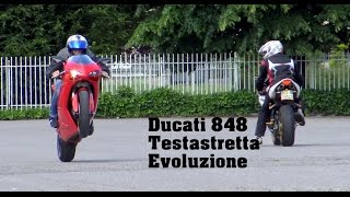 DUCATI 848 TESTASTRETTA EVOLUZIONE VIDEO 4K [upl. by Healy]