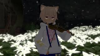 NieR  Kainé  Salvation Violin Cover in VRChat [upl. by Euqinim]