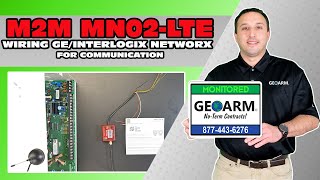 M2M MN02LTE Cellular Communicator GEInterlogix Networx Wiring [upl. by Suryt]