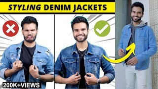 Denim Jacket Outfit Ideas  How To Style Denim Jacket in Winter 2024  BeYourBest Fashion San Kalra [upl. by Adah588]