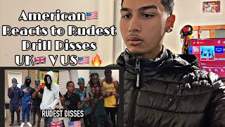 American🇺🇸Reacts to Rudest Drill Disses UK vs US [upl. by Courtnay]