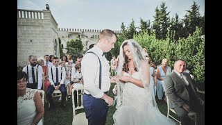 Castle Wedding in Puglia Italy [upl. by Swanhildas]