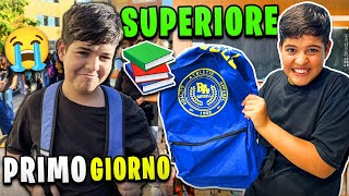 📚 IL PRIMO GIORNO di SCUOLA SUPERIORE DI CHRISTIAN Che emozione [upl. by Akkin]