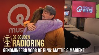 Mattie en Marieke zijn genomineerd voor de Gouden RadioRing 2019 [upl. by Brunell]