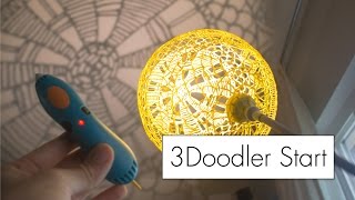 Making Art with the 3Doodler Start  3D pen review [upl. by Jb817]