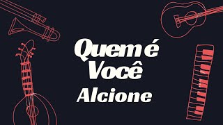 QUEM É VOCÊ  ALCIONE KARAOKÊ [upl. by Stanly633]