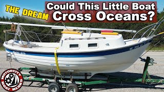 Can this Little Sailboat Cross Oceans  FULL TOUR  Skipper 20 Sailboat Restoration Ep49 [upl. by Yerffeg]