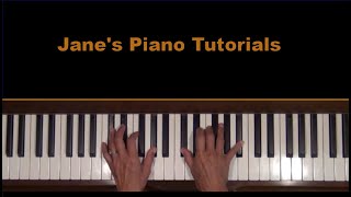 Dan Hill Sometimes When We Touch Piano Tutorial Slow [upl. by Kellsie]