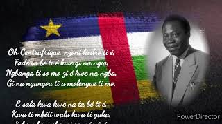 Ô Centrafrique Hymne centrafricain en Sango [upl. by Hirasuna]