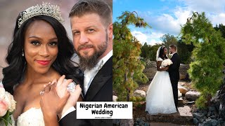 OUR WEDDING VIDEO  Interracial Christian Marriage [upl. by Llenoil]