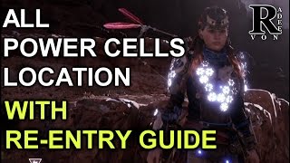 Horizon Zero Dawn  All Power Cells Location guide Ancient Armory Quest [upl. by Joya273]