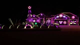 Gustavsson Family Lights 2023  Feliz Navidad by Jose Feliciano [upl. by Rexanne911]