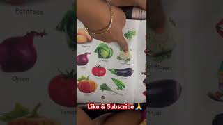 Vegetables name vegetables name kids activities learning play trending shorts [upl. by Ahcsropal114]