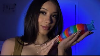 ASMR FOR SLEEP 💤 Relaxing rainbow slug fidget ✨ Tapping Scratching Petting [upl. by Nyrem]