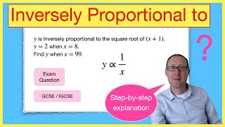 Inversely proportional to  GCSE [upl. by Asenaj]