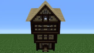 Minecraft Tutorial How To Make A Wooden House  2 [upl. by David]