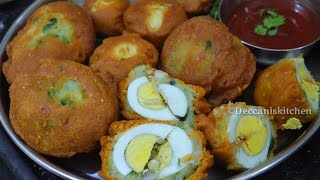 Egg BondaNew recipe for IftarEvening Snack Recipe Anda Bonda Recipe [upl. by Nilyaj]