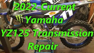 111 Yamaha YZ125 Transmission Repair 20222025 Part 1 Splitting cases to replace gears and more [upl. by Htebasile]