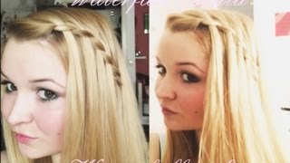 HAIRTUTORIAL Waterfallbraid  Wasserfallzopf ♥ [upl. by Jun]