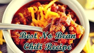 Best No Bean Chili Recipe [upl. by Nehtanoj733]