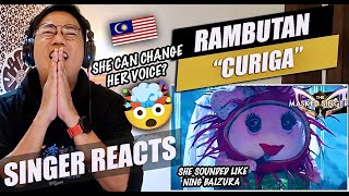 RAMBUTAN  CURIGA  MINGGU 6  THE MASKED SINGER MALAYSIA MUSIM 2  SINGER REACTION [upl. by Darrell]