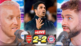 ARSENAL ROBBED OF PENALTY  Arsenal 22 Bayern Munich Highlights [upl. by Irrot]