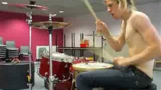 William Bowerman drumming [upl. by Zenobia]