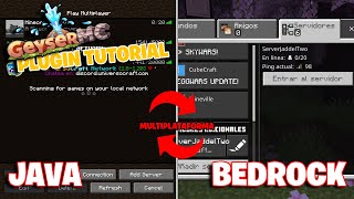 CÓMO CREAR UN SERVIDOR MULTIPLATAFORMA  MINERAFT JAVA Y BEDROCK  GEYSERMC Y FLOODGATE PLUGIN [upl. by Alley232]