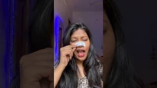 Have you tried Nose Strip😱🤯nosestripblackheadsremovalnosestripcharcoalmaskmakeuphacksviral [upl. by Anahtor]