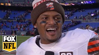 We never quit – Deshaun Watson speaks on Browns resilience after comeback win over Ravens [upl. by Galligan]